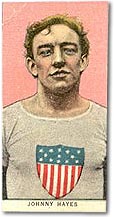 Johnny Hayes Tobacco Card